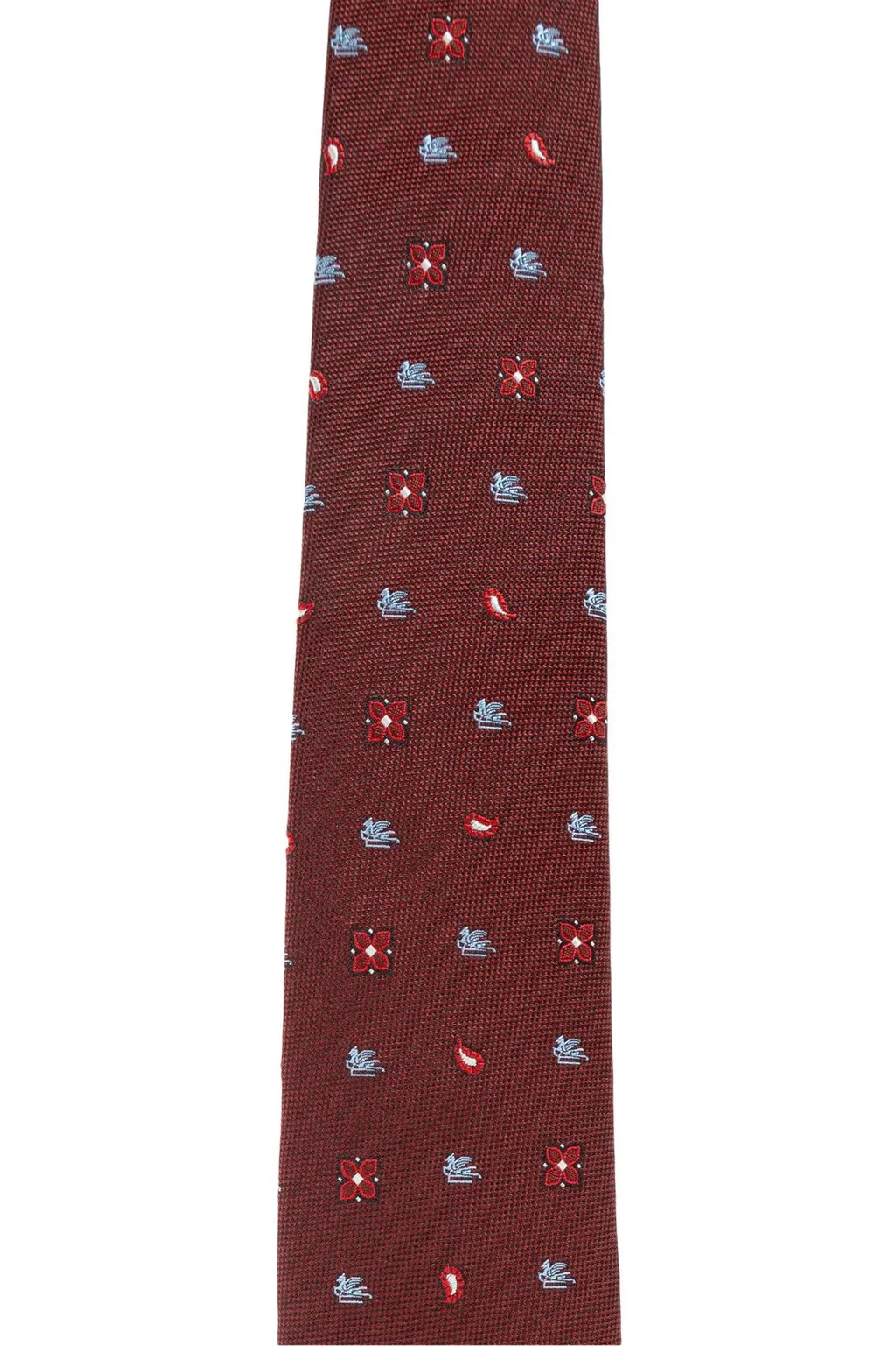 Etro Paisley Satin Jacquard Tie