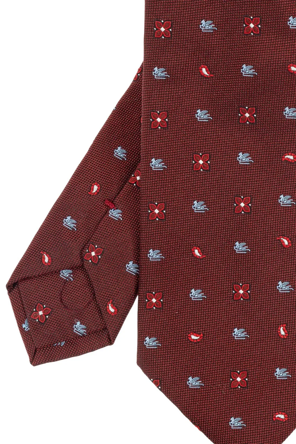 Etro Paisley Satin Jacquard Tie