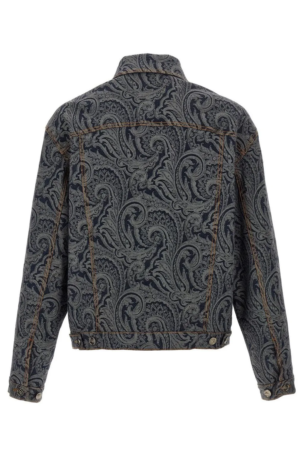 Etro Paisley Jacquard Denim Jacket