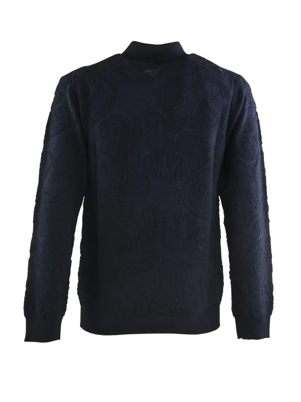 Etro Long Sleeved Knitted Polo Shirt