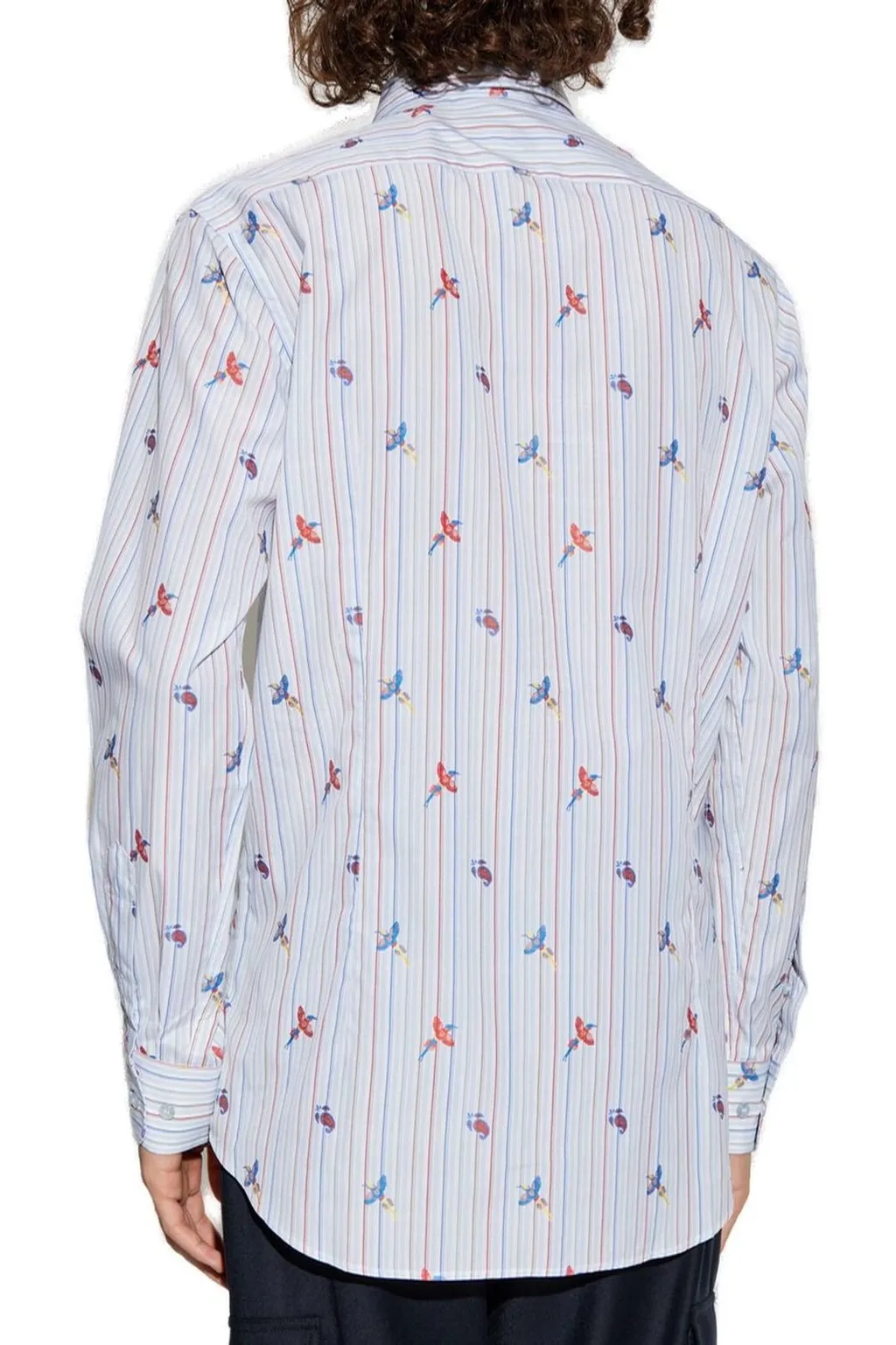 Etro Archive Tie Striped Jacquard Shirt