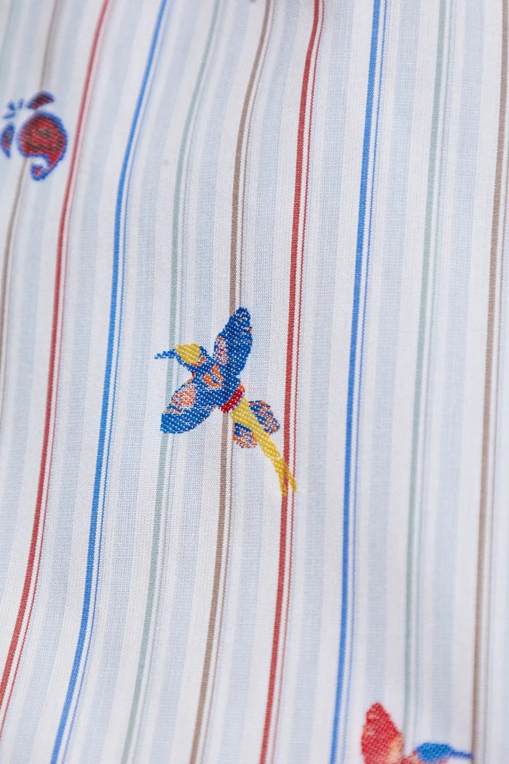 Etro Archive Tie Striped Jacquard Shirt