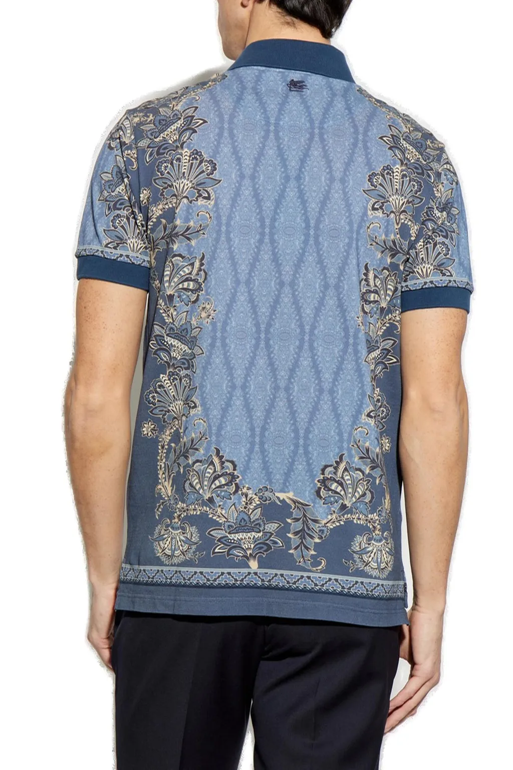 Etro Paisley Printed Short-Sleeved Polo Shirt
