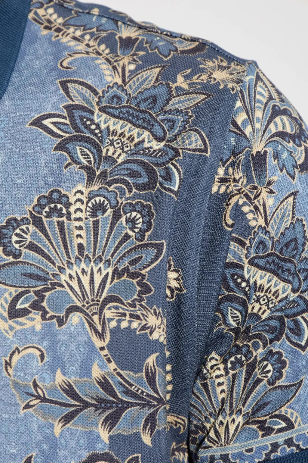 Etro Paisley Printed Short-Sleeved Polo Shirt