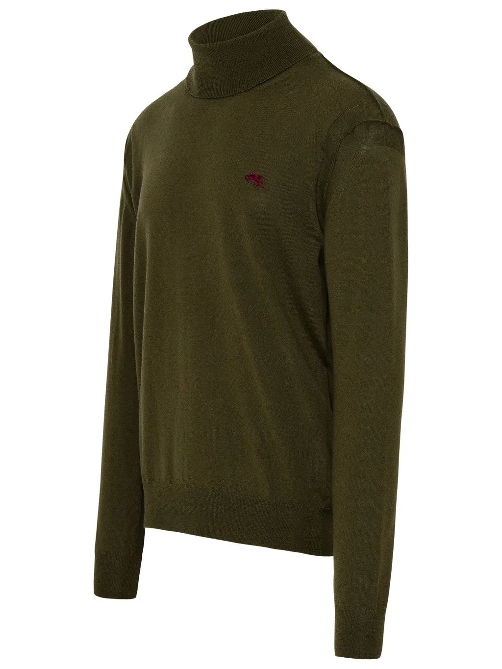 Etro Logo Embroidered Turtleneck Knitted Jumper
