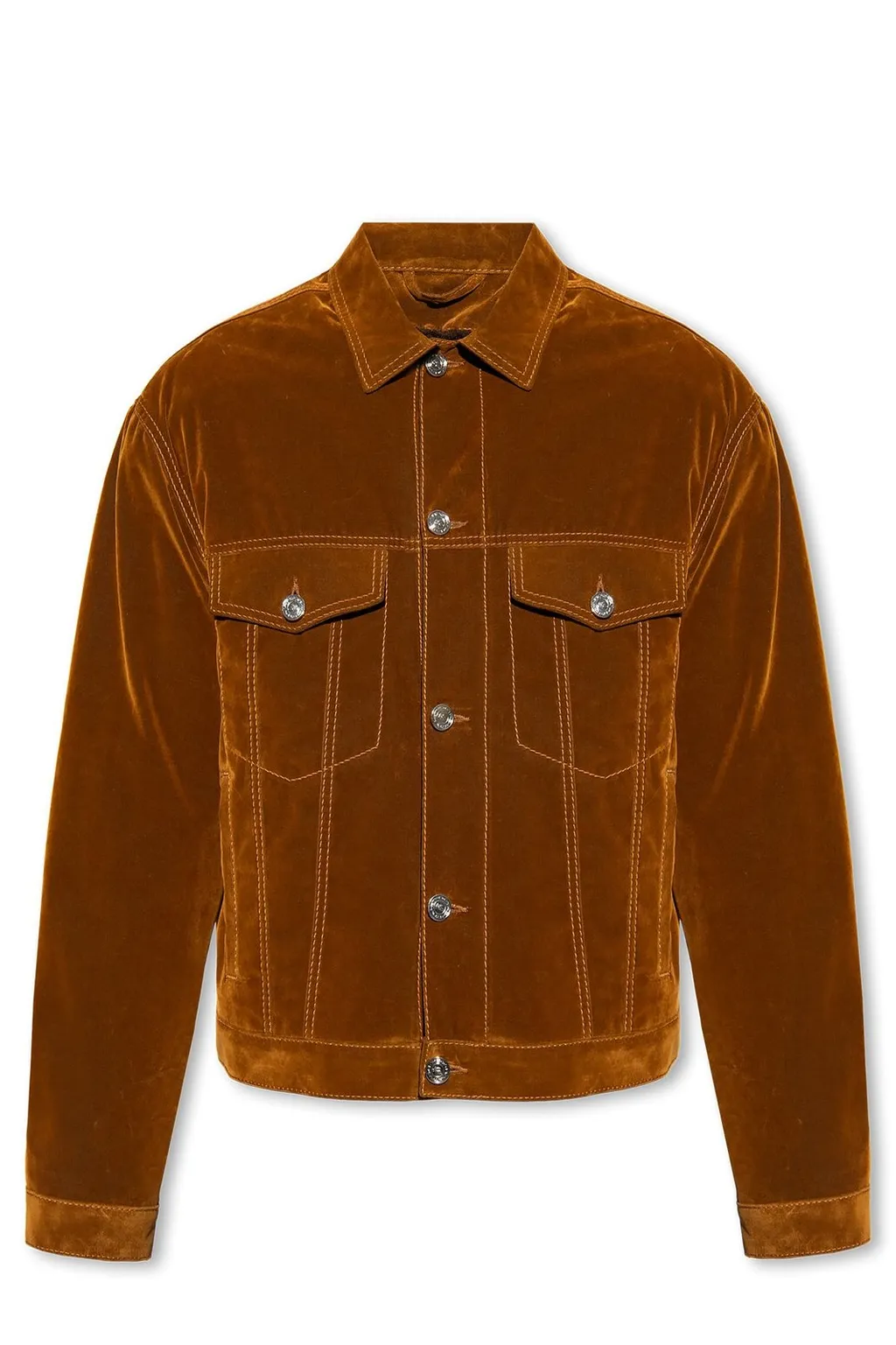 Etro Logo-Embroidered Buttoned Velvet Jacket