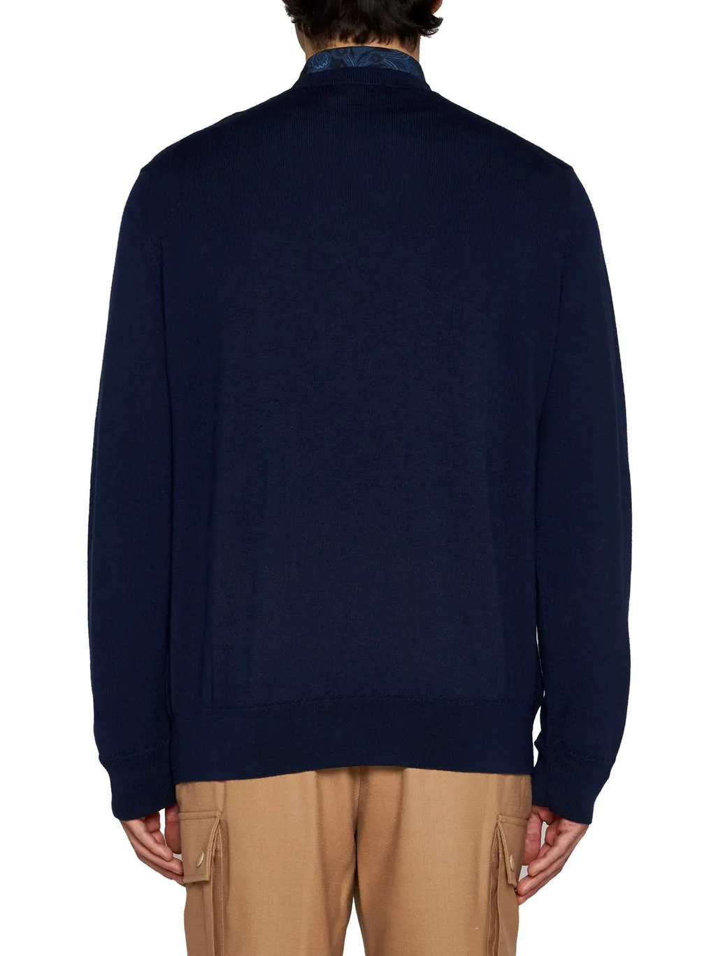 Etro Logo-Embroidered Crewneck Knitted Jumper