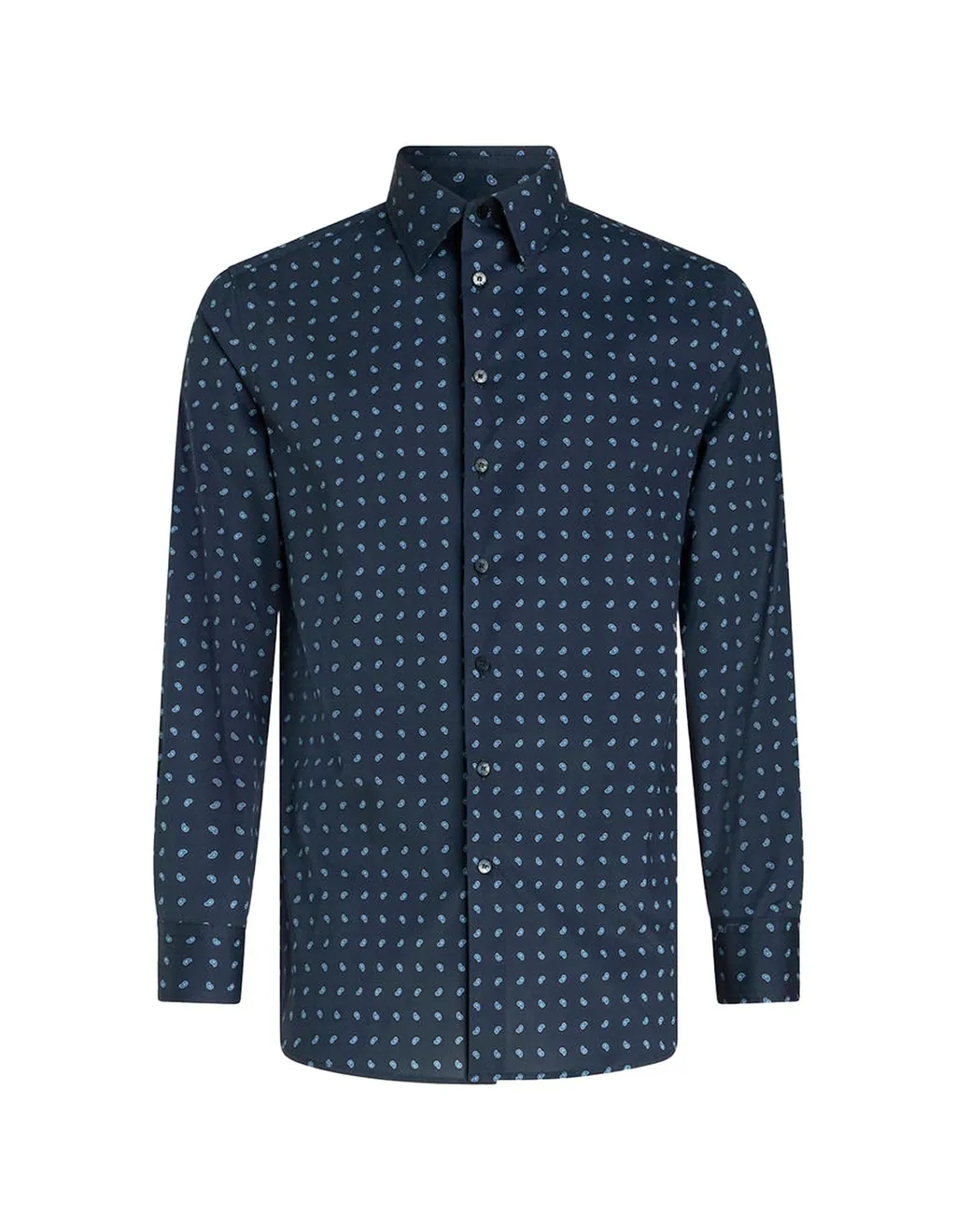 Etro Micro Paisley Patterned Long-Sleeved Shirt