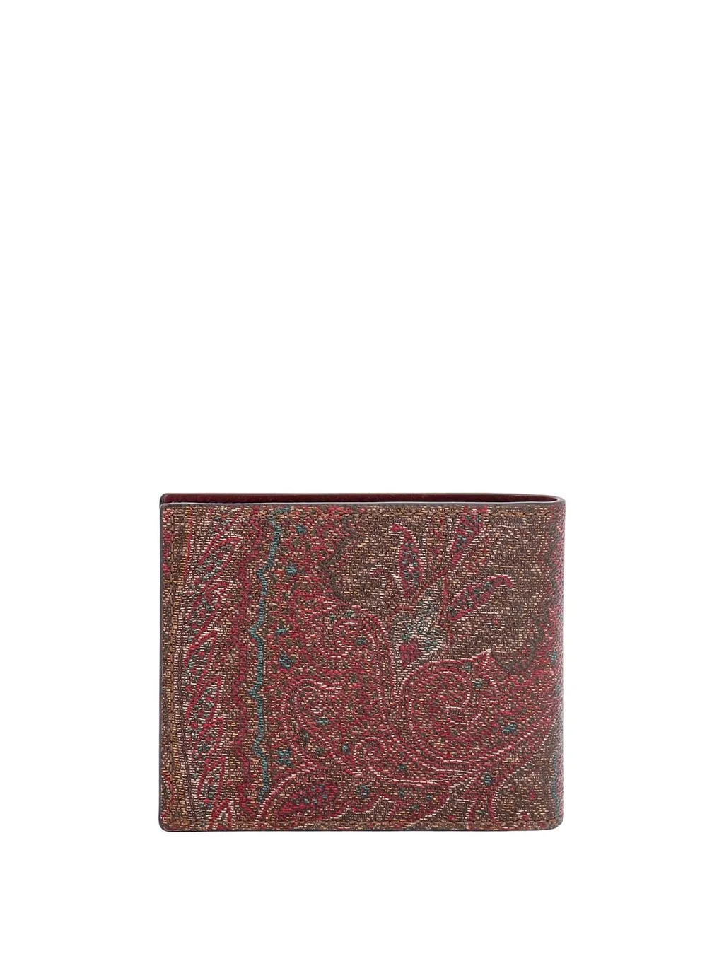 Etro Pegaso Paisley-Pattern Bi-Fold Wallet