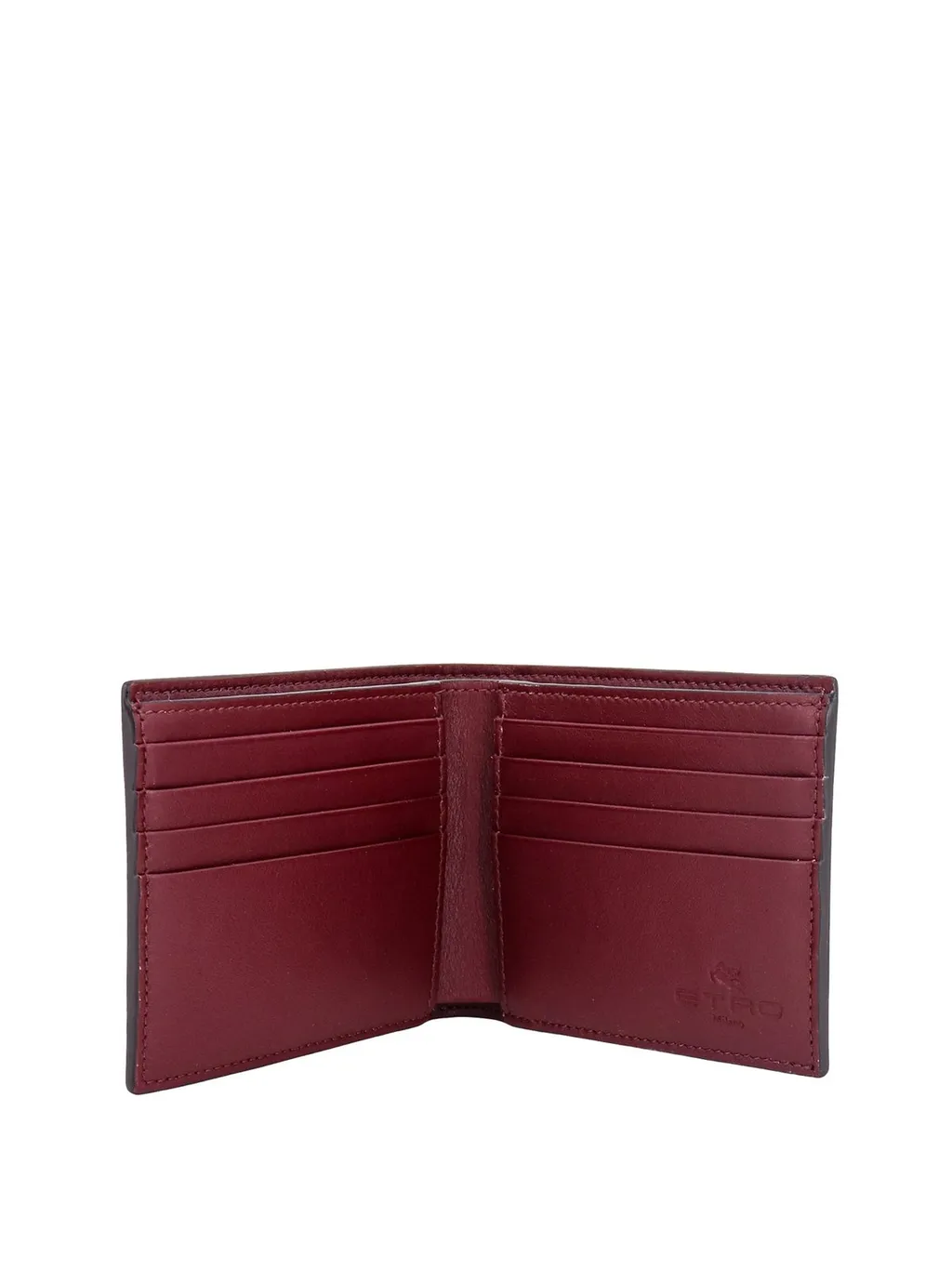 Etro Pegaso Paisley-Pattern Bi-Fold Wallet