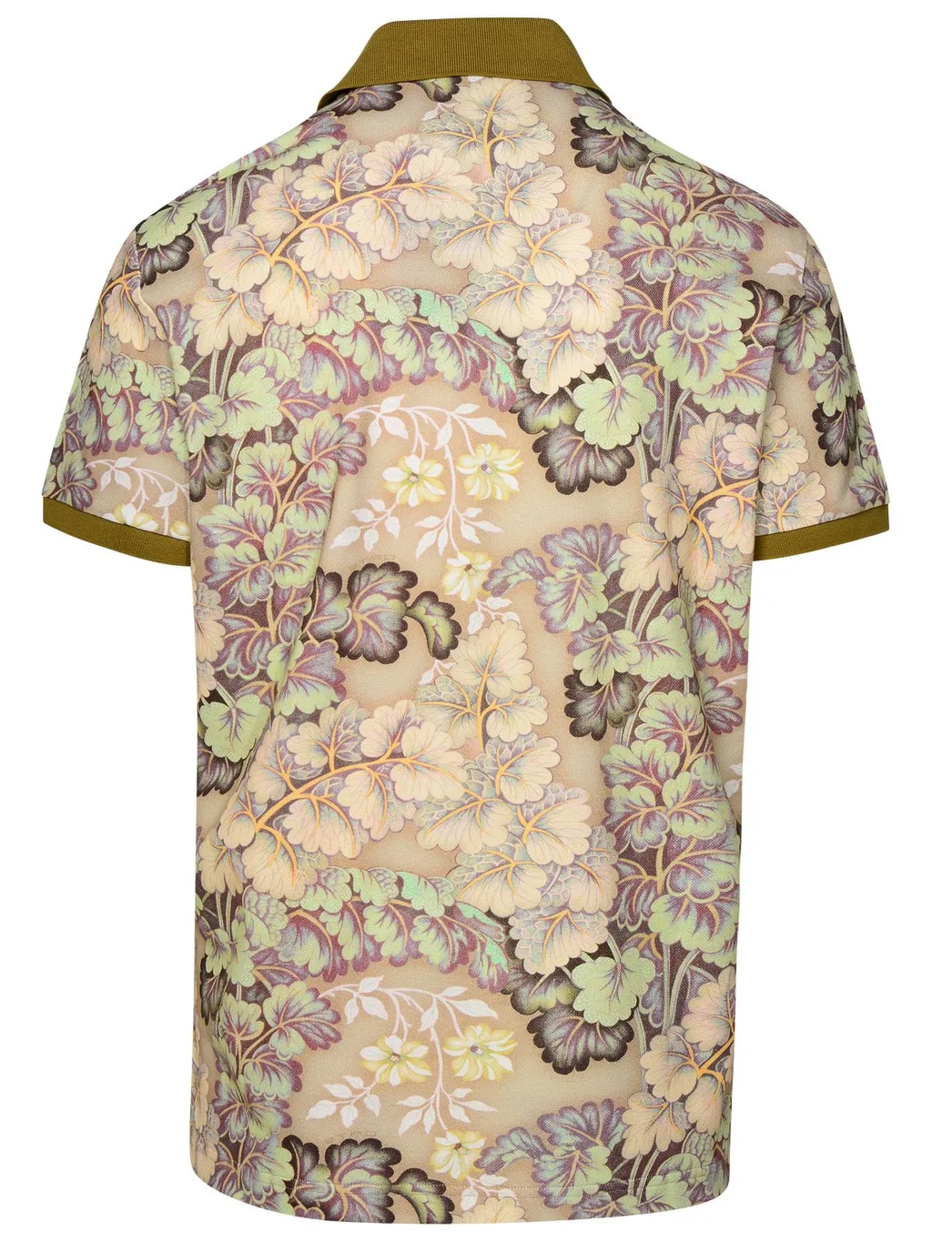 Etro Floral Print Short-Sleeved Polo Shirt