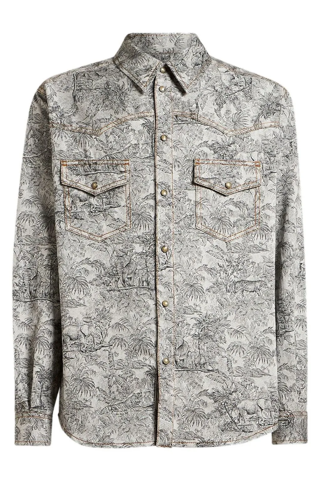 Etro Long-Sleeved Denim Overshirt