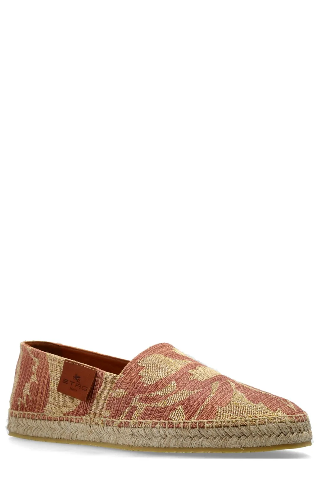 Etro Paisley-Print Round Toe Espadrilles