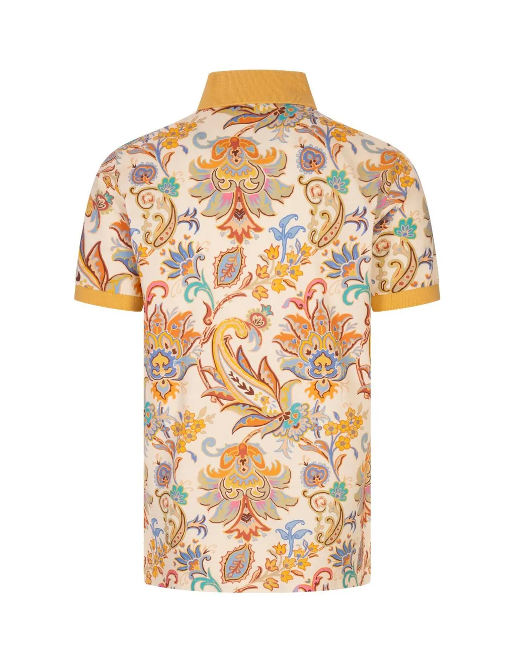Etro Paisley-Print Polo Shirt