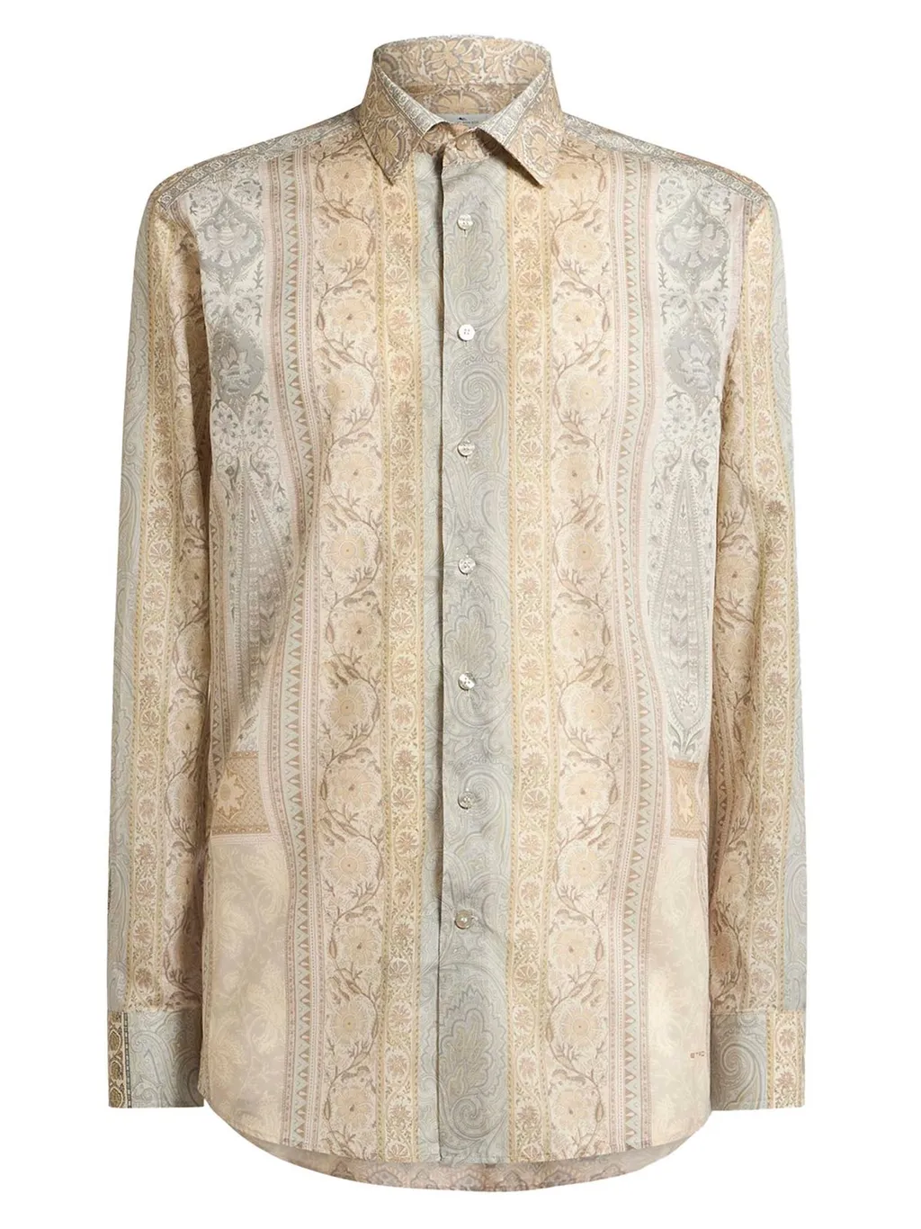 Etro Long-Sleeevd Paisley Printed Shirt