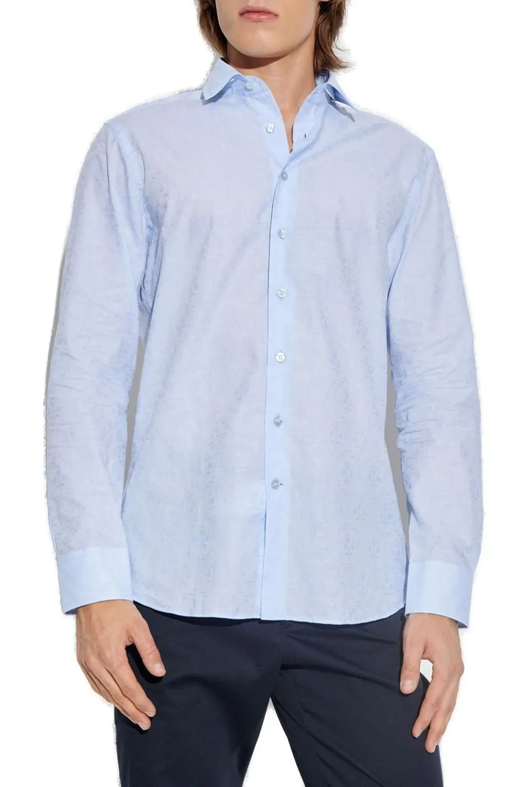 Etro Jacquard Roma Regular Fit Shirt