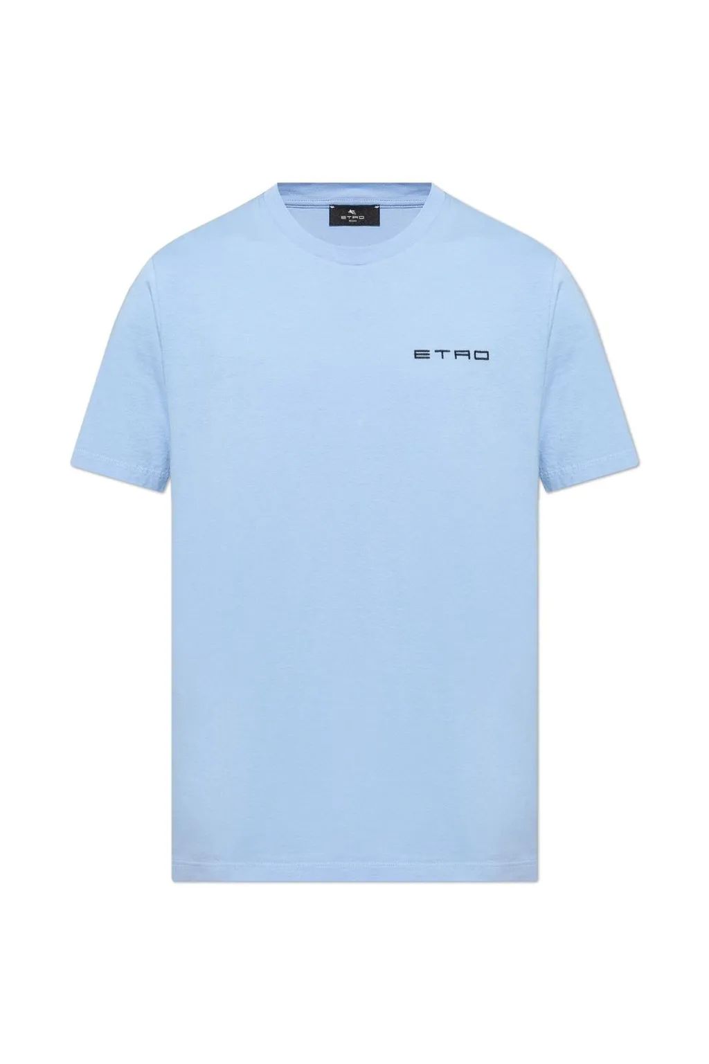 Etro Logo Embroidered Crewneck T-Shirt