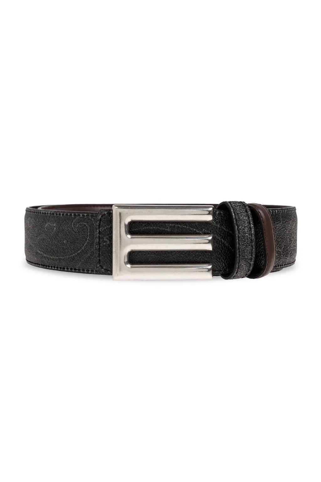 Etro Paisley Printed Buckled Belt