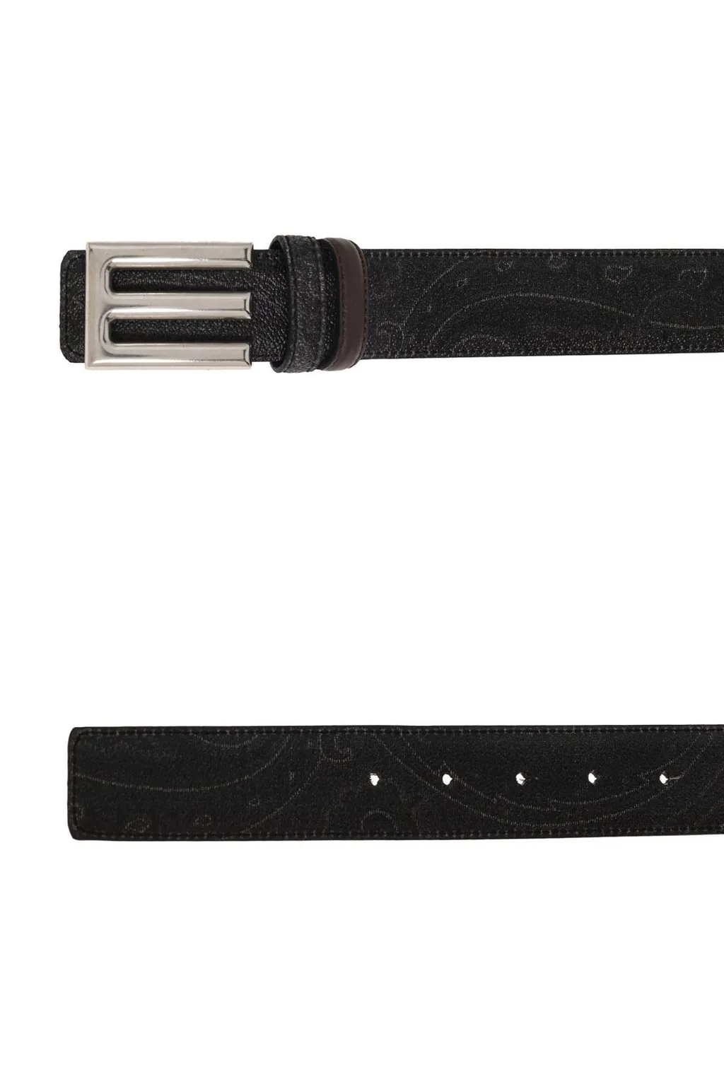 Etro Paisley Printed Buckled Belt