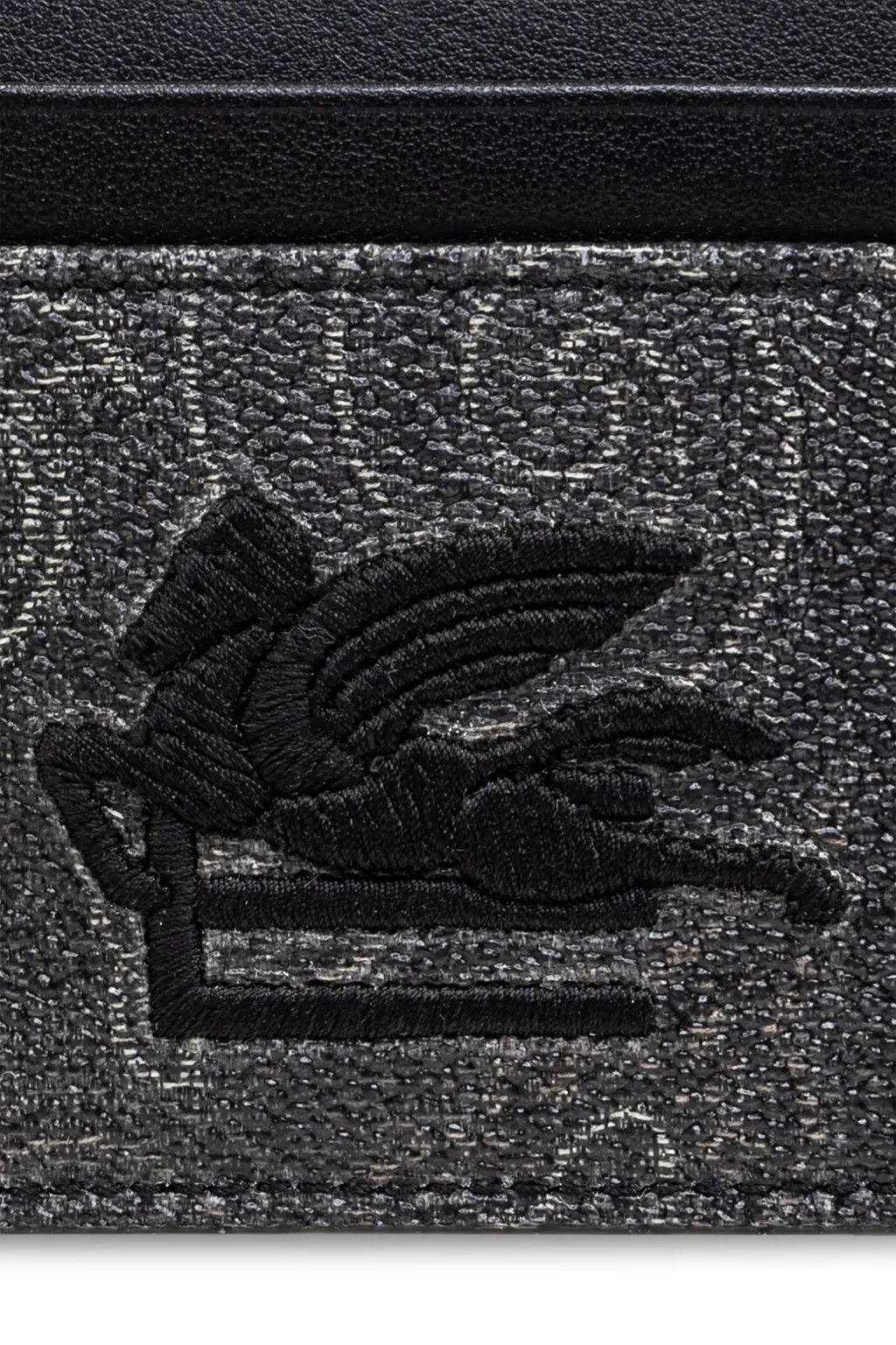 Etro Pegaso Embroidered Paisley Card Holder