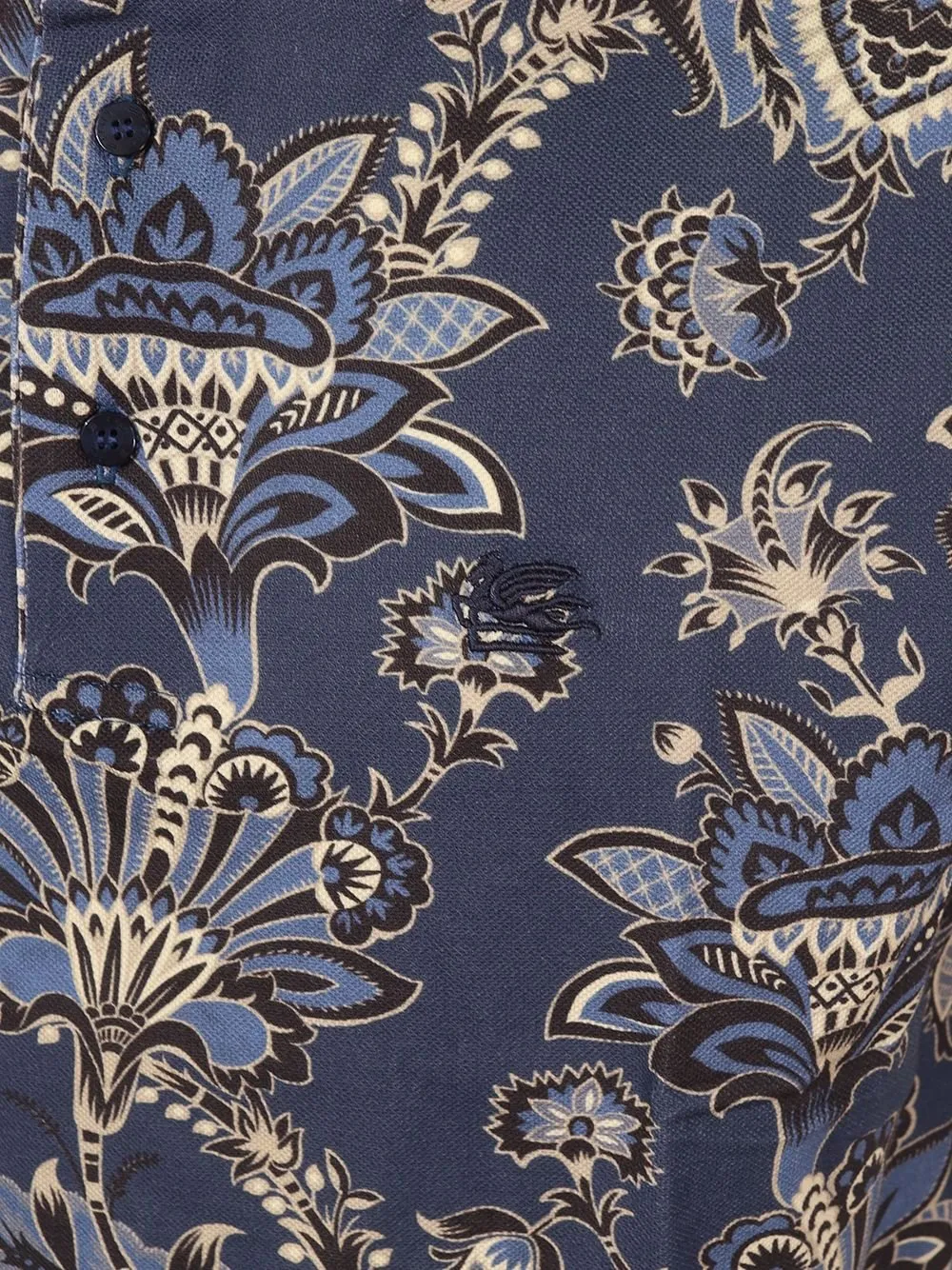 Etro Paisley Printed Polo Shirt