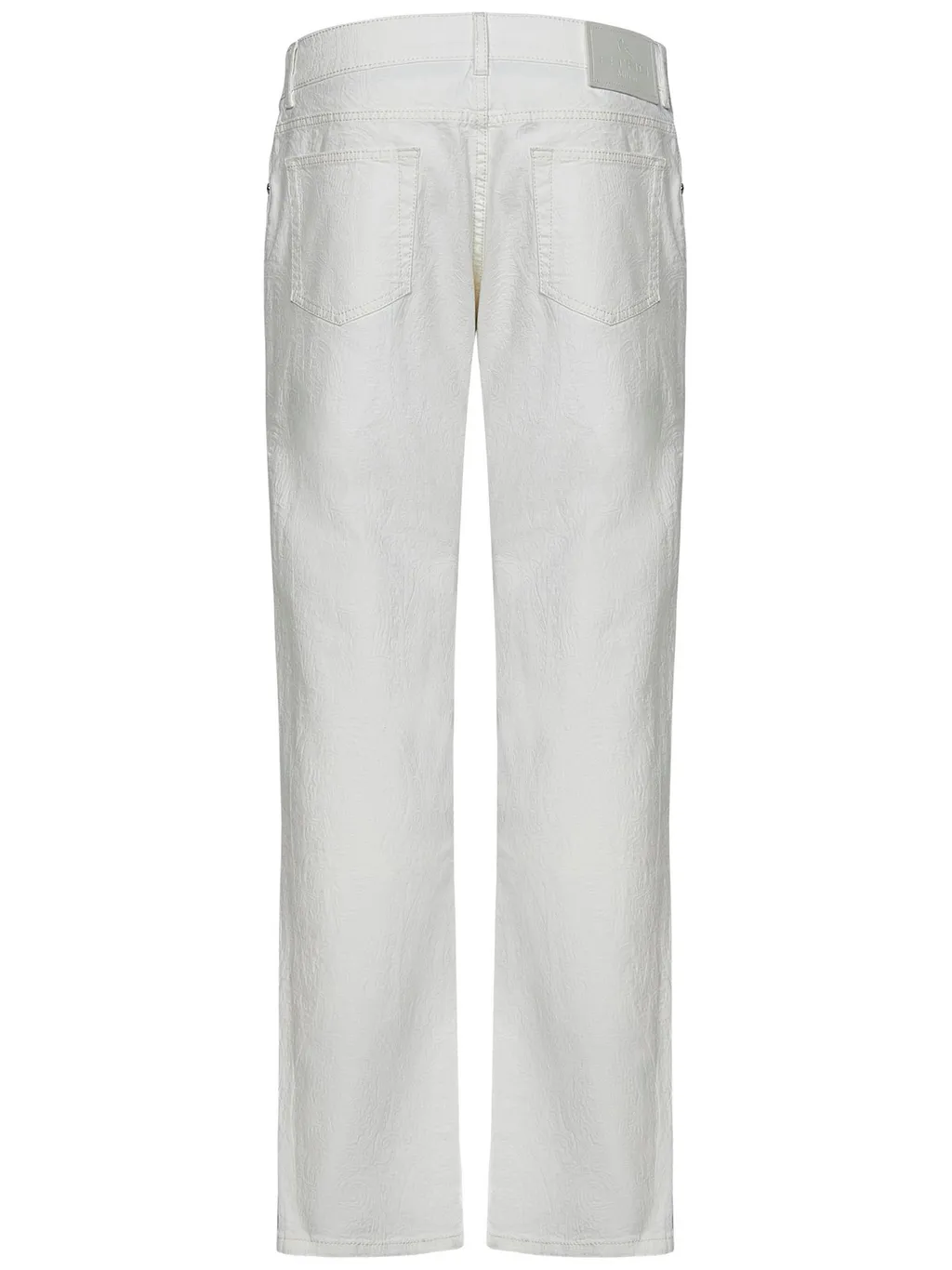 Etro Logo Patch Straight Leg Jeans