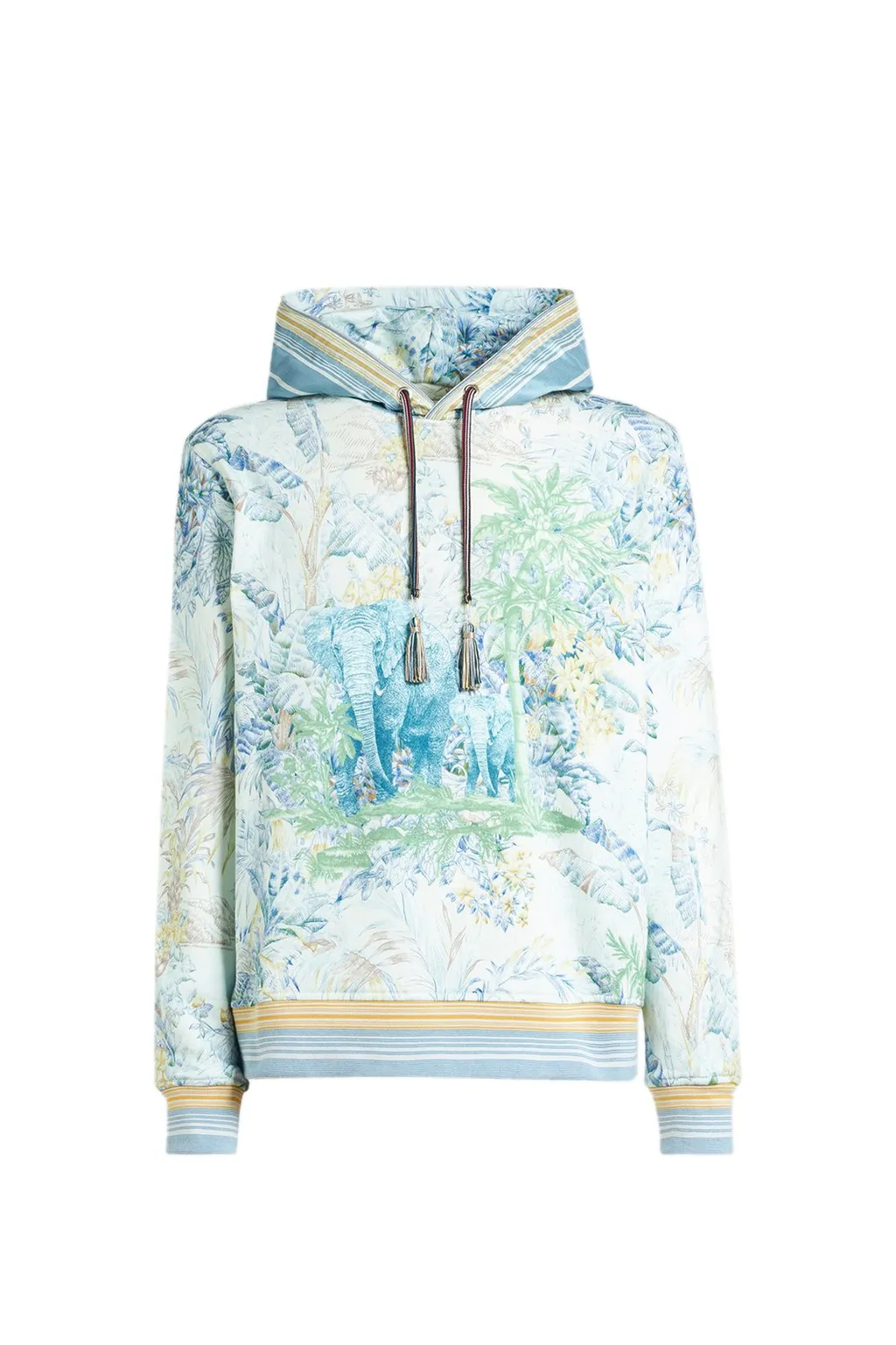 Etro All-Over Printed Drawstring Hoodie