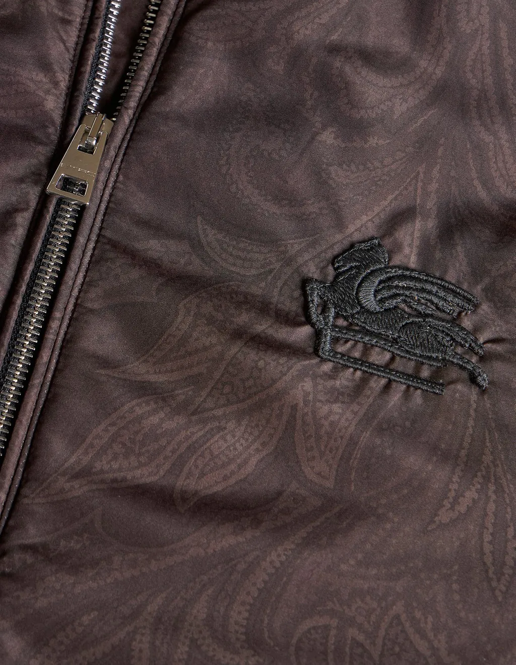 Etro Logo-Embroidered Zipped Bomber Jacket