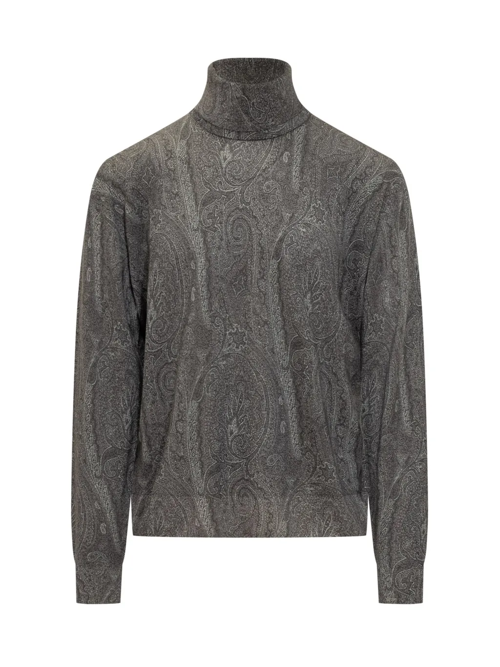 Etro Paisley Jacquard Turtleneck Jumper