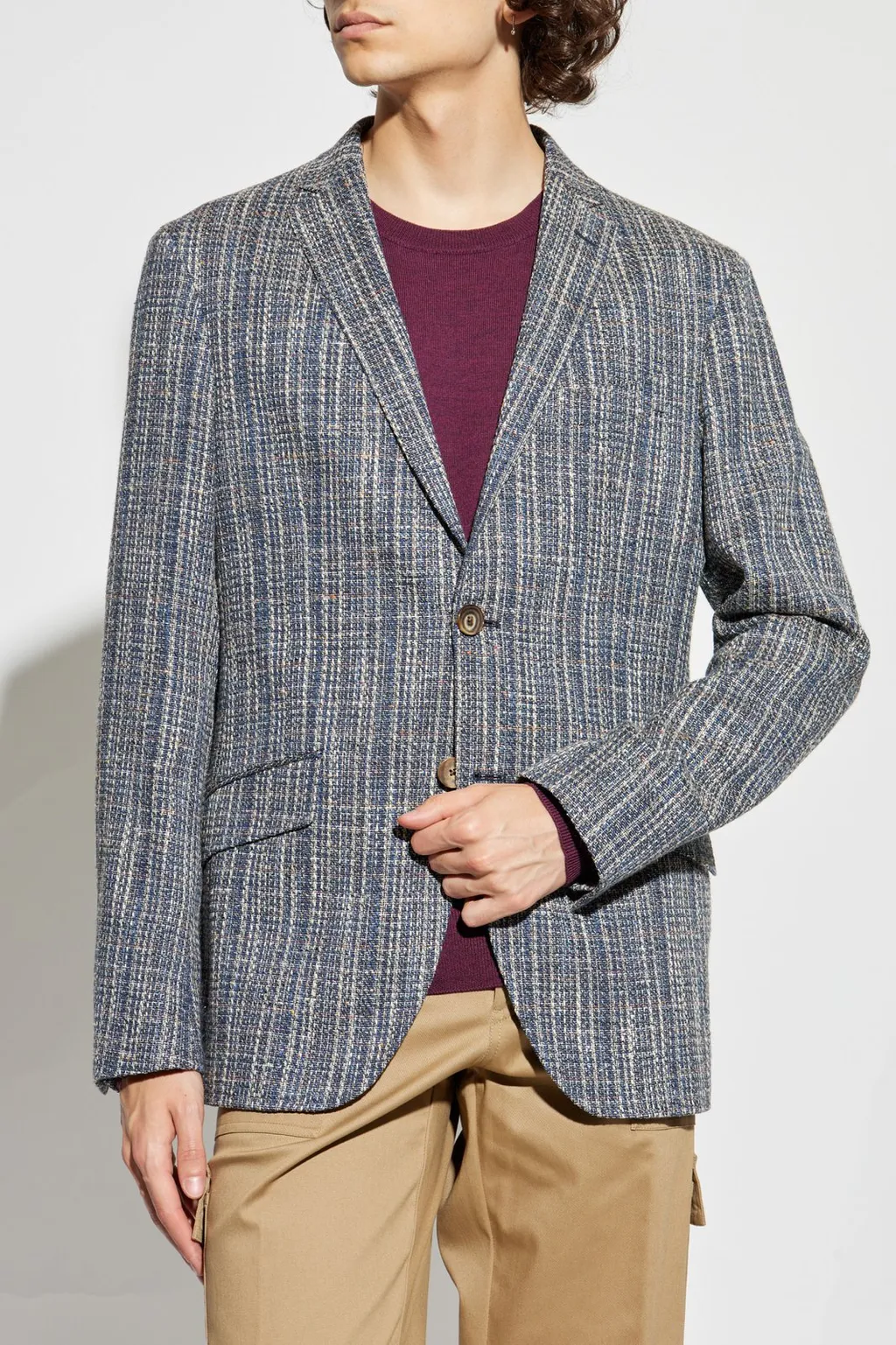 Etro Open Lapels Single-Breasted Blazer