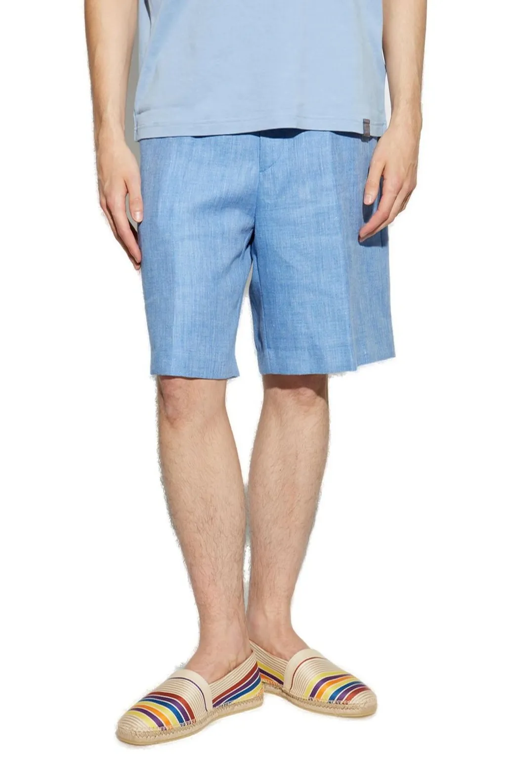Etro Pressed Crease Shorts