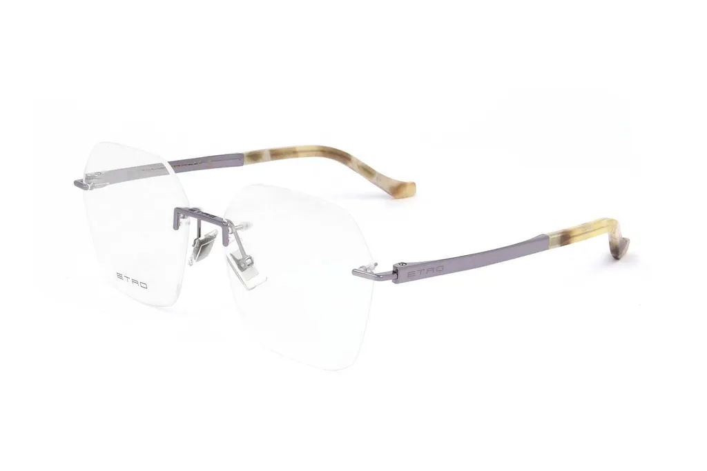 Etro Geometric Frame Glasses
