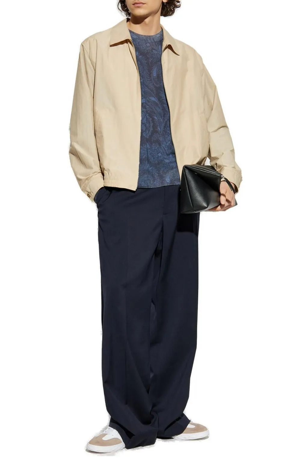 Etro Patterned Crewneck Knitted Jumper