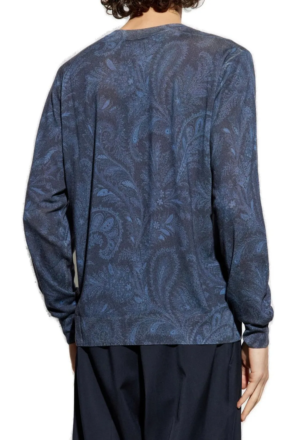 Etro Patterned Crewneck Knitted Jumper