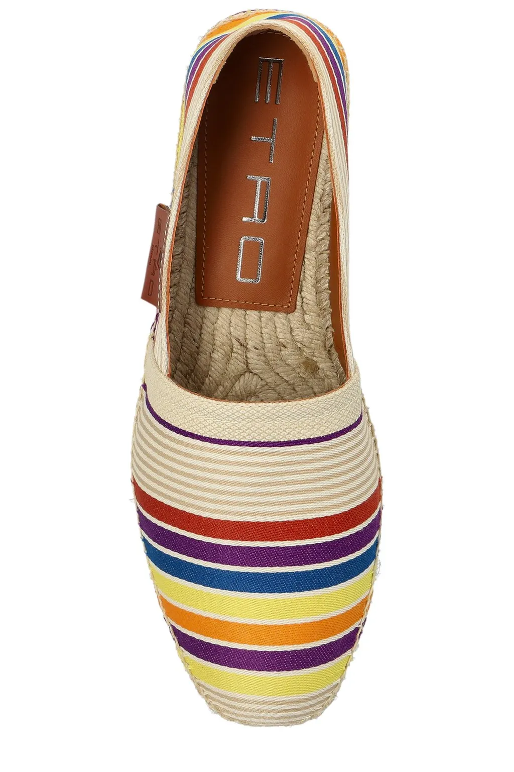 Etro Striped Slip-On Espadrilles