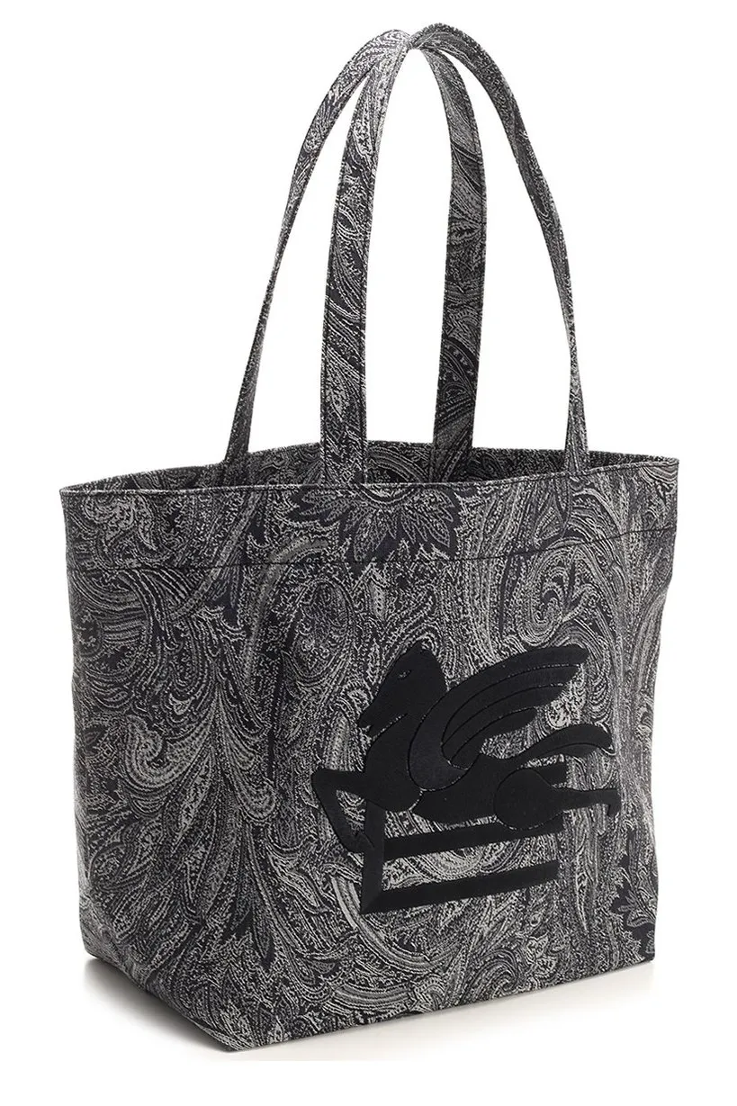Etro Paisley Jacquard Large Tote Bag