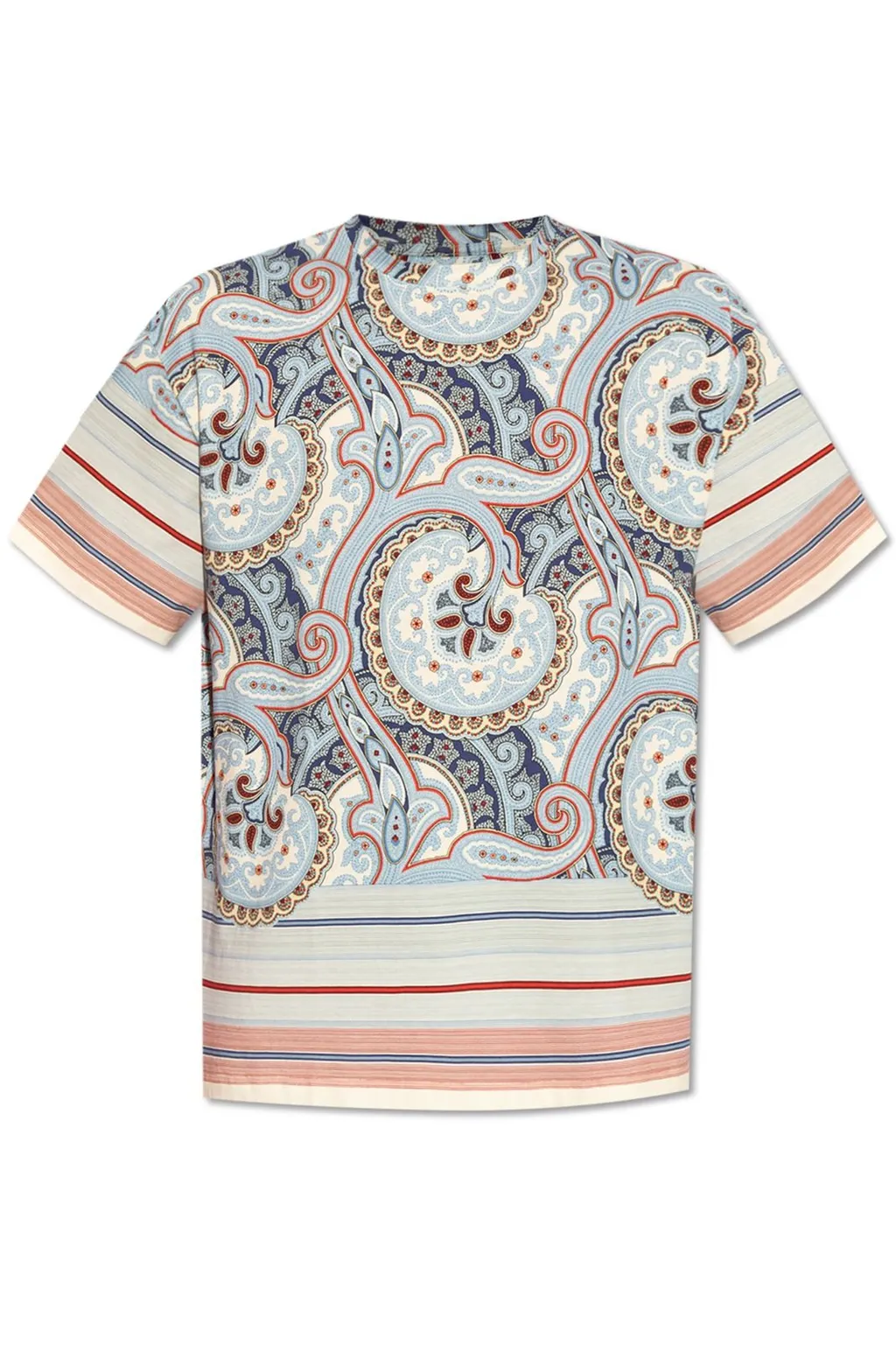 Etro Paisley Striped T-Shirt