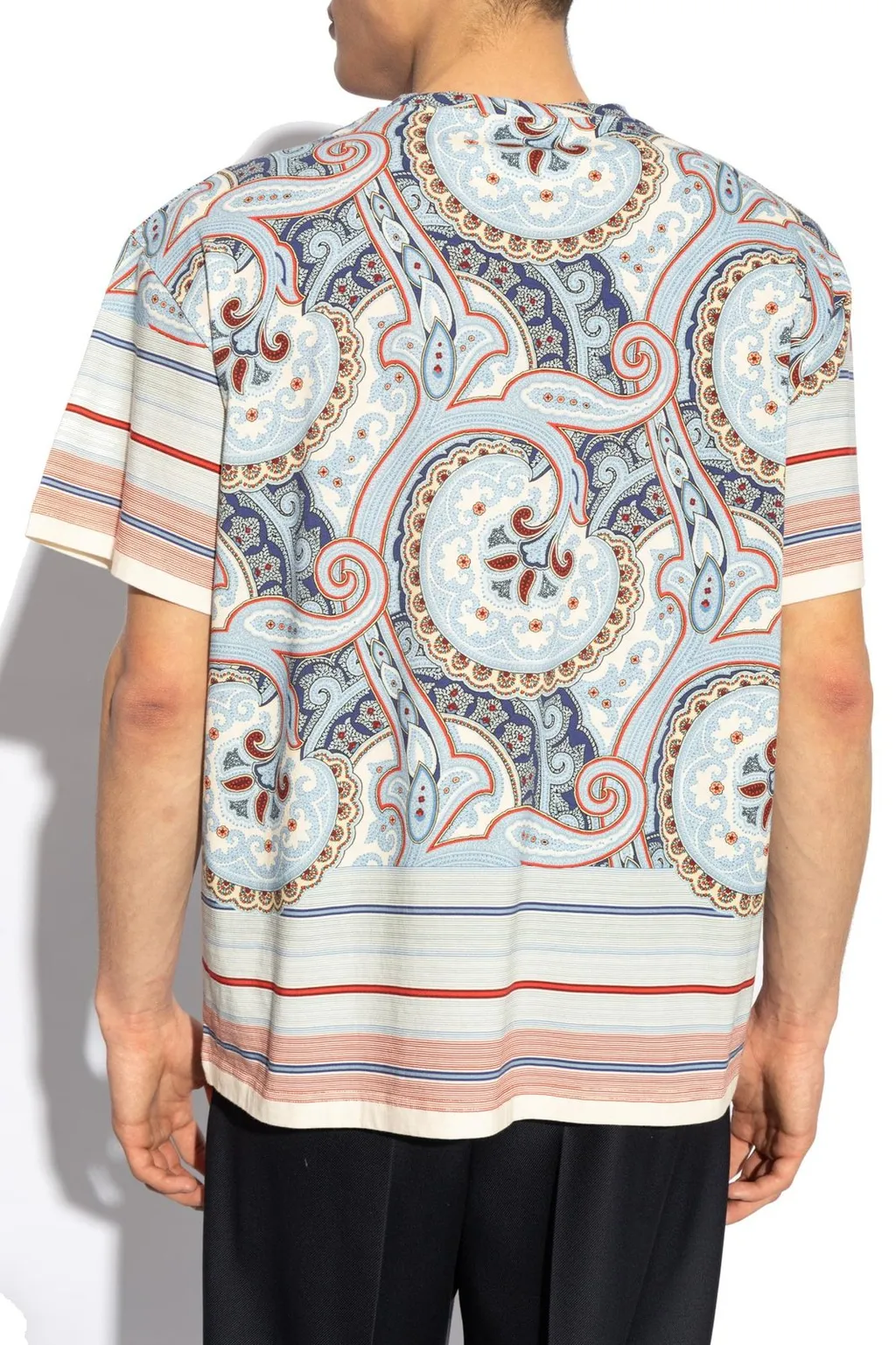Etro Paisley Striped T-Shirt