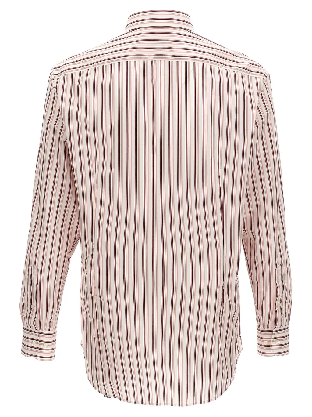Etro Pegaso Embroidered Striped Shirt