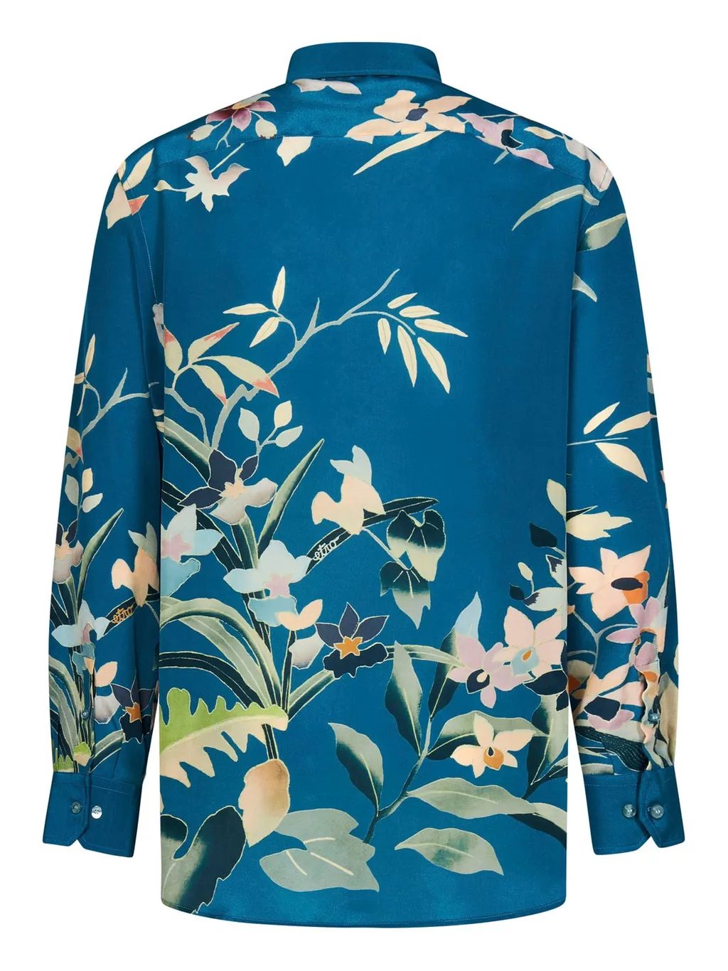 Etro Floral Print Collared Button-Up Shirt