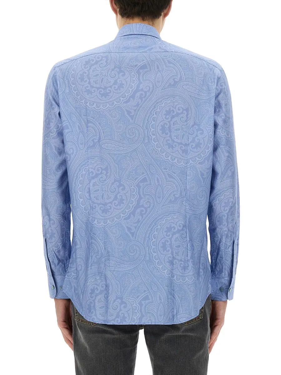 Etro Paisley-Print Button-Up Shirt