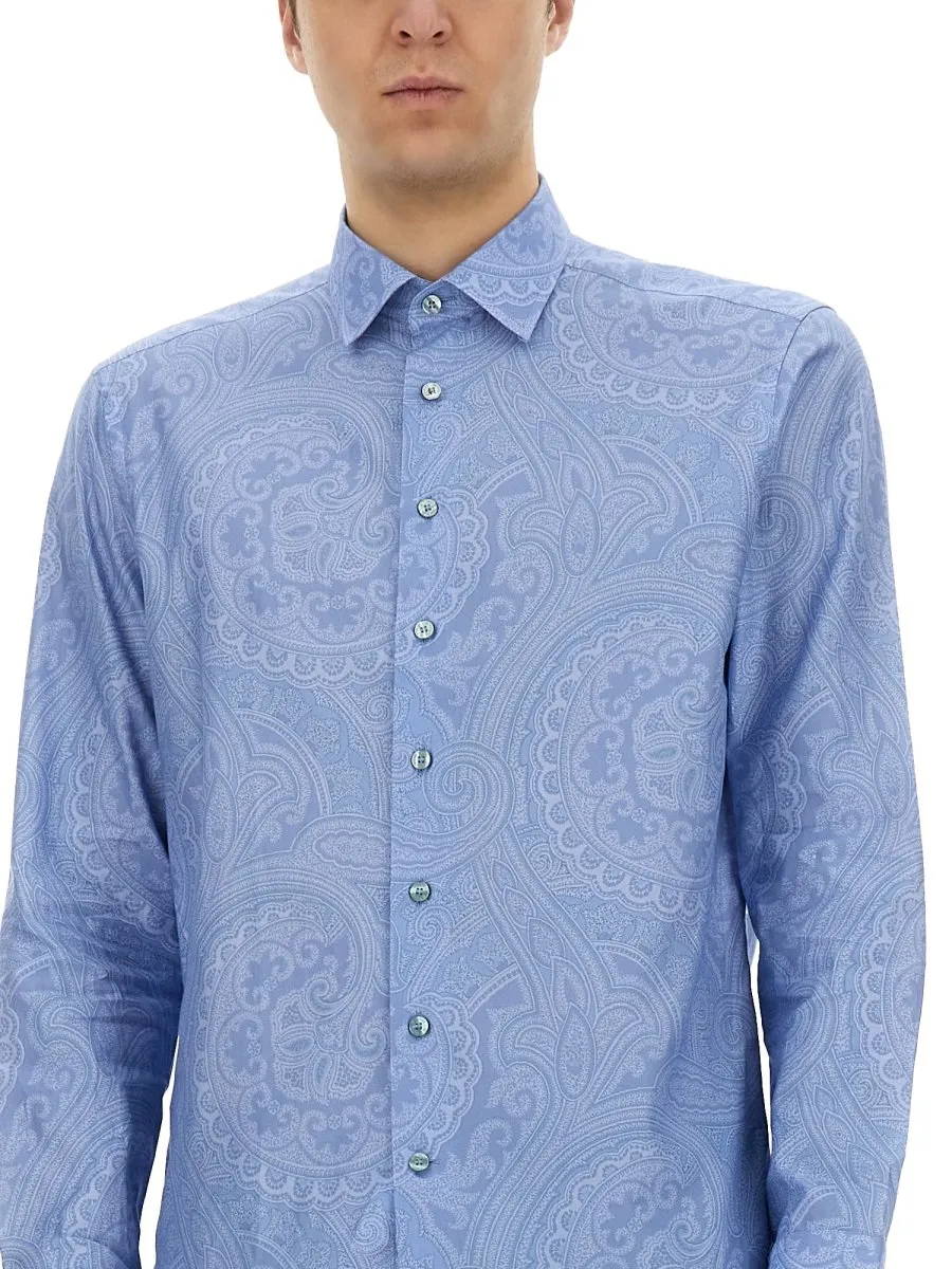 Etro Paisley-Print Button-Up Shirt