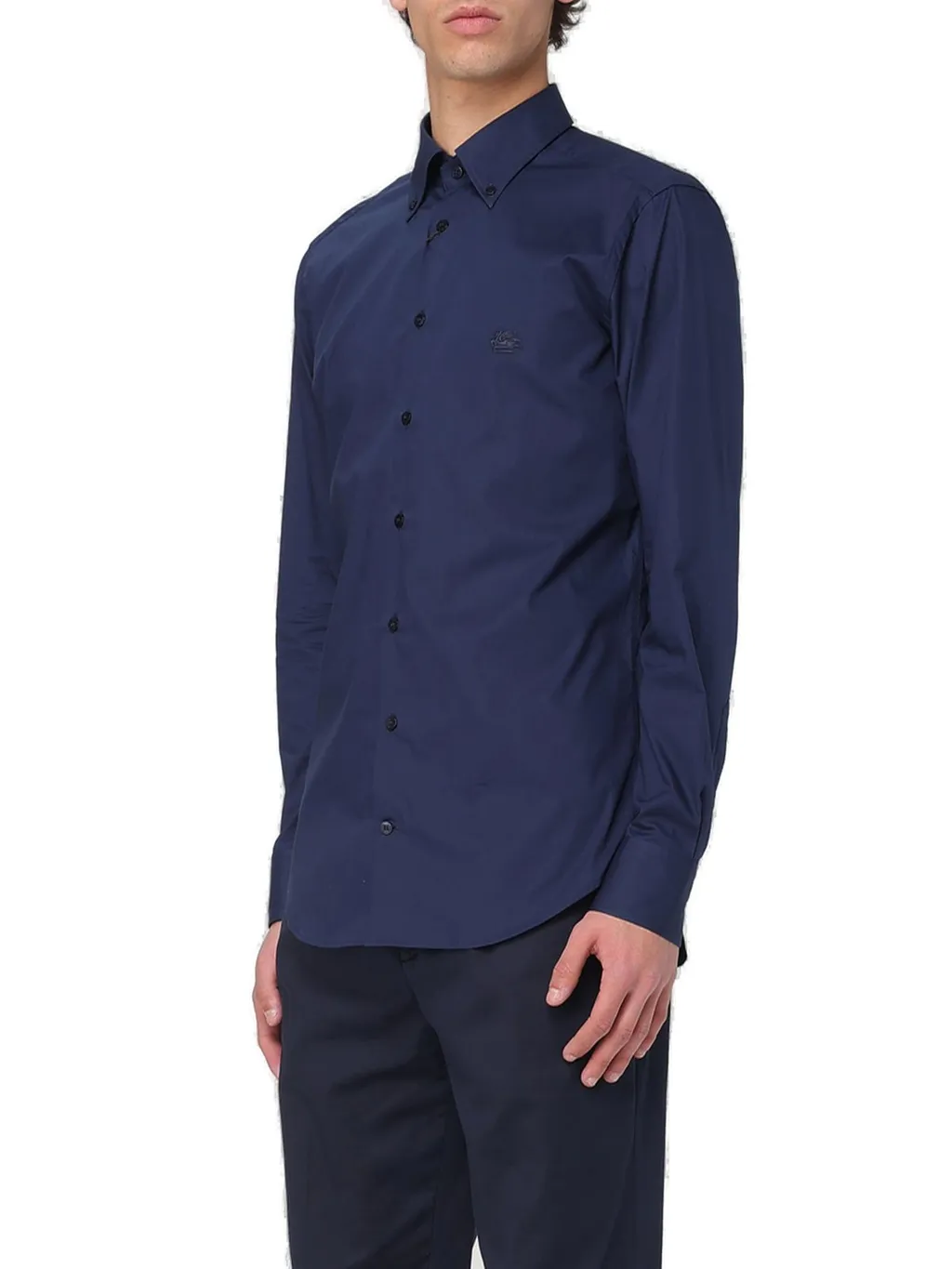 Etro Plain-Coloured Button-Down Shirt