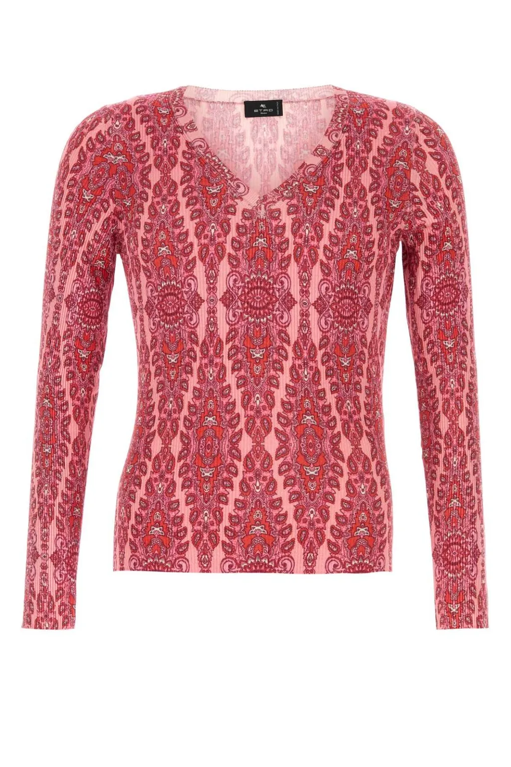 Etro Printed V-Neck T-Shirt
