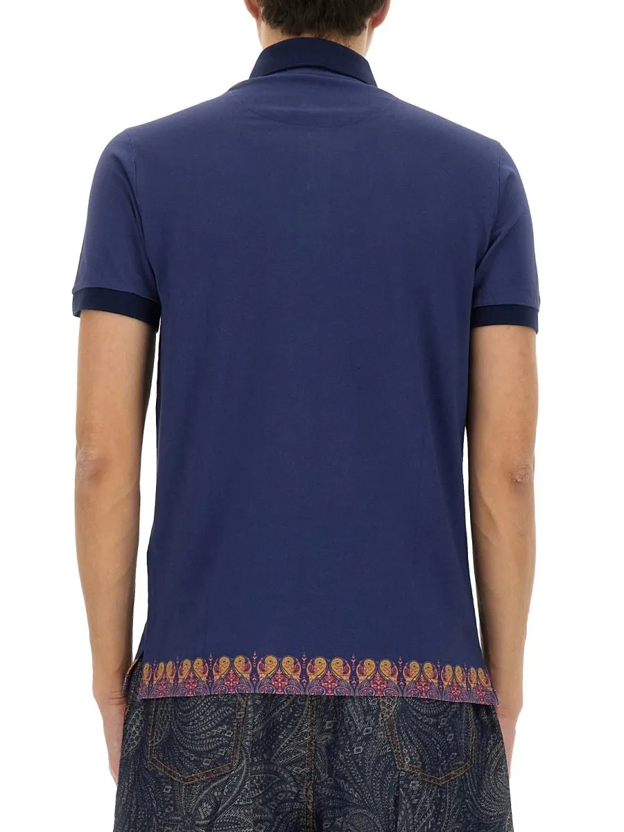 Etro Paisley Motif-Adorned Polo Shirt
