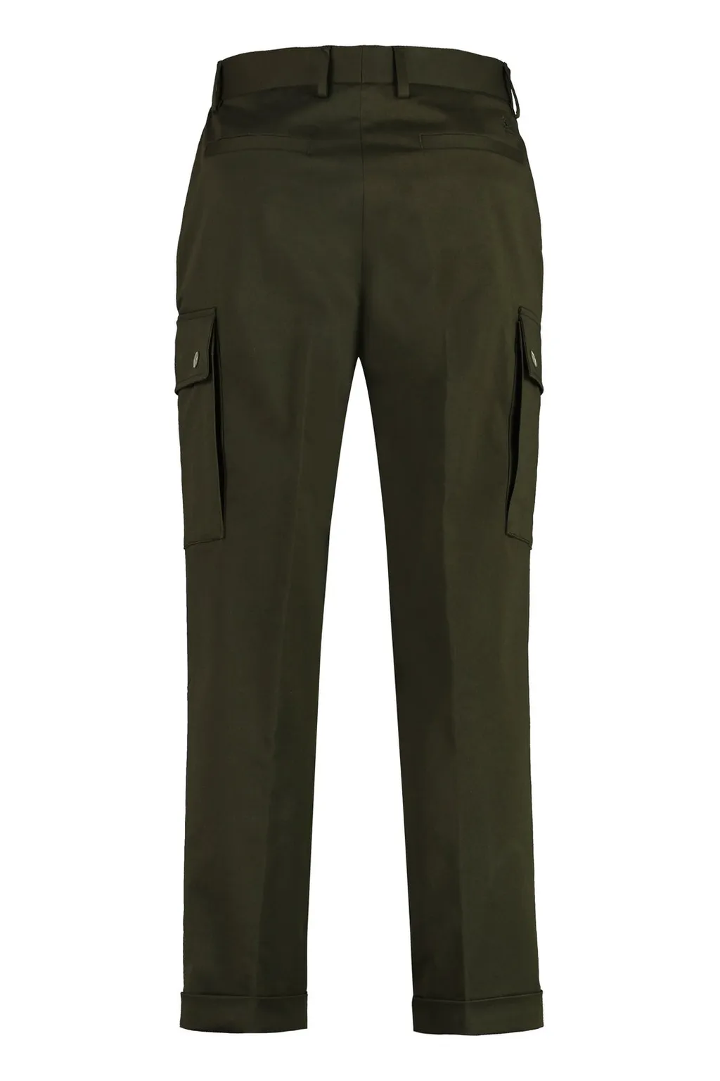 Etro Pegaso-Motif Mid-Rise Cropped Trousers