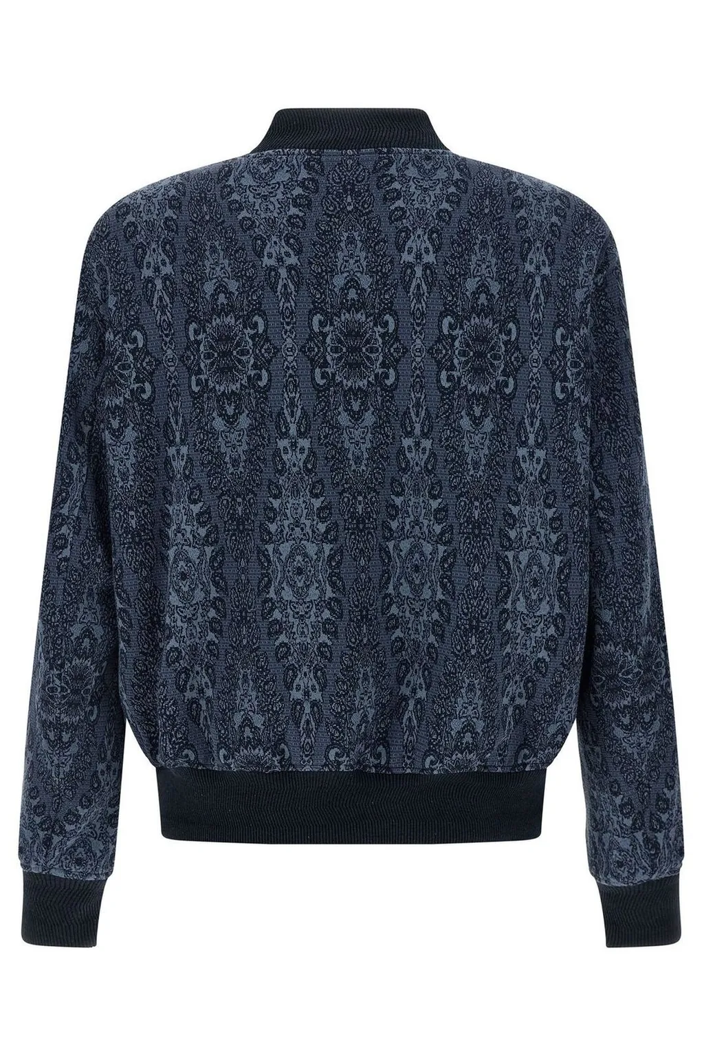 Etro Patterned-Jacquard Zip Fastened Bomber Jacket