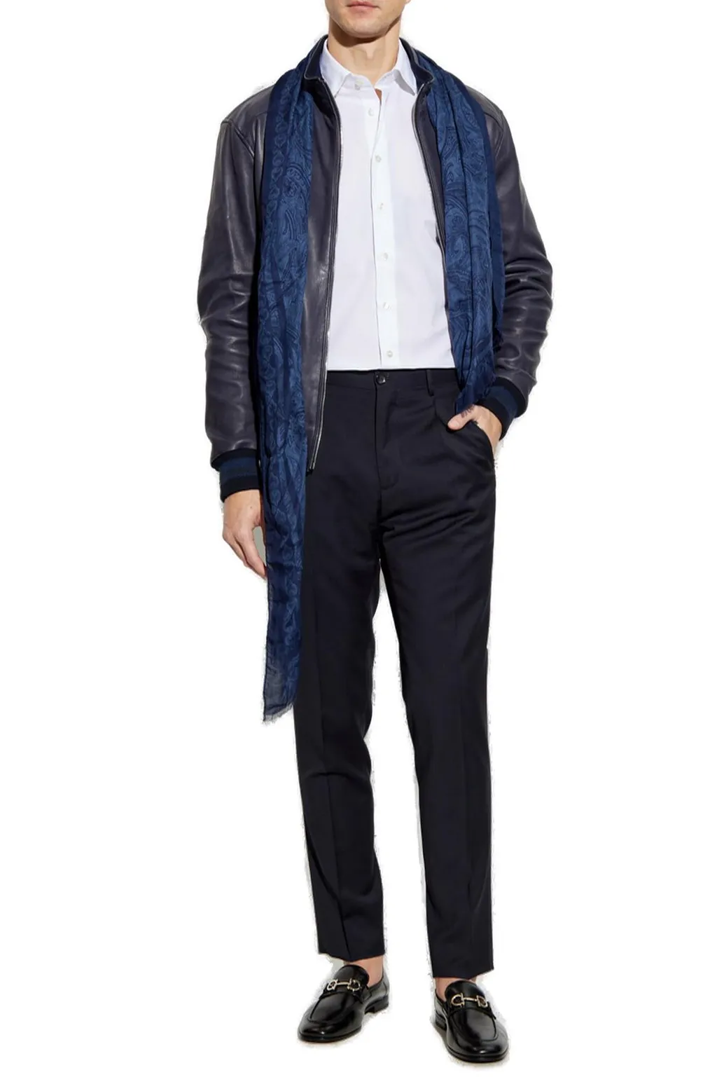 Etro Buttoned Curved Hem Shirt