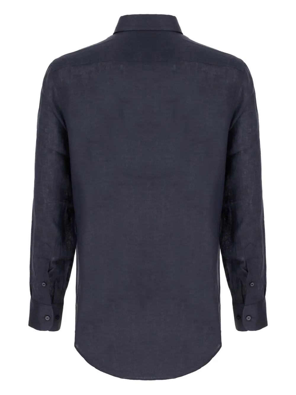 Etro Long-Sleeved Curved Hem Shirt