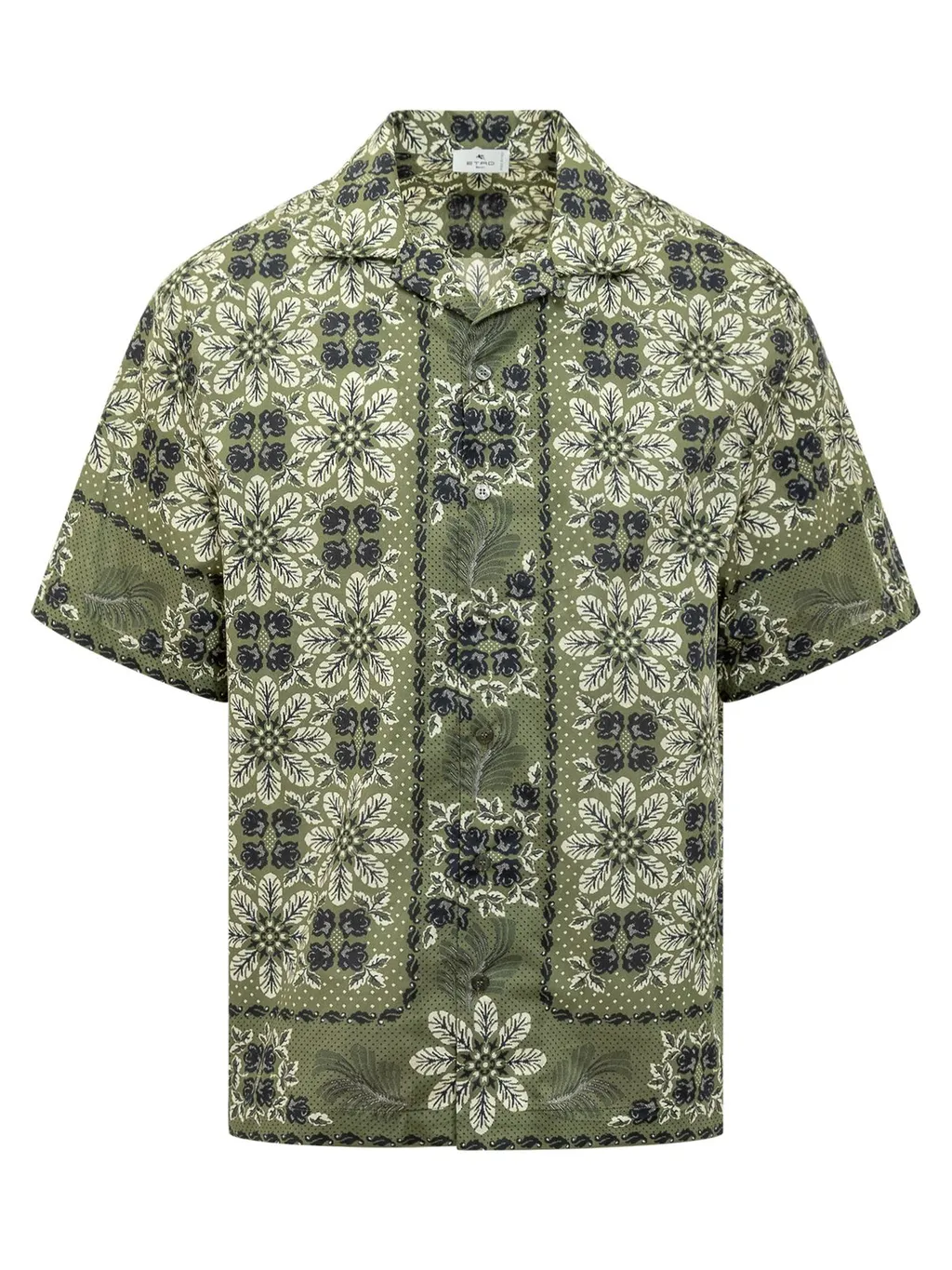 Etro Floral-Printed Short-Sleeved Shirt